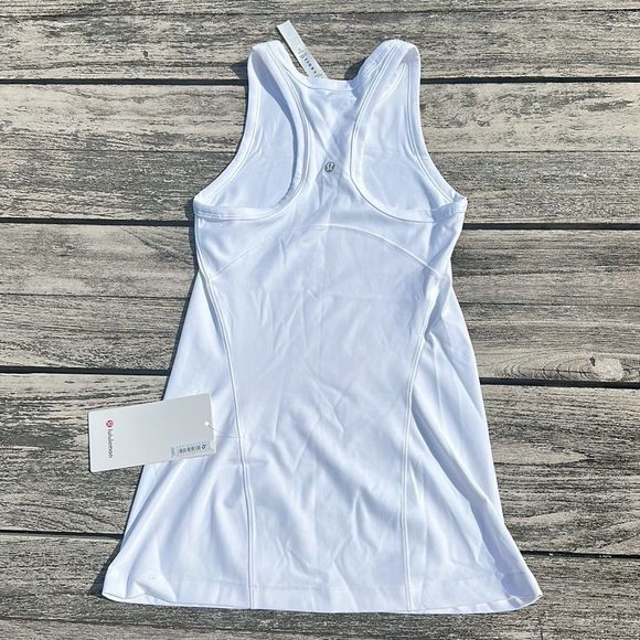 lululemon athletica Tops - Lululemon Align Hip-Length Racerback Tank Top White size 4 NWT